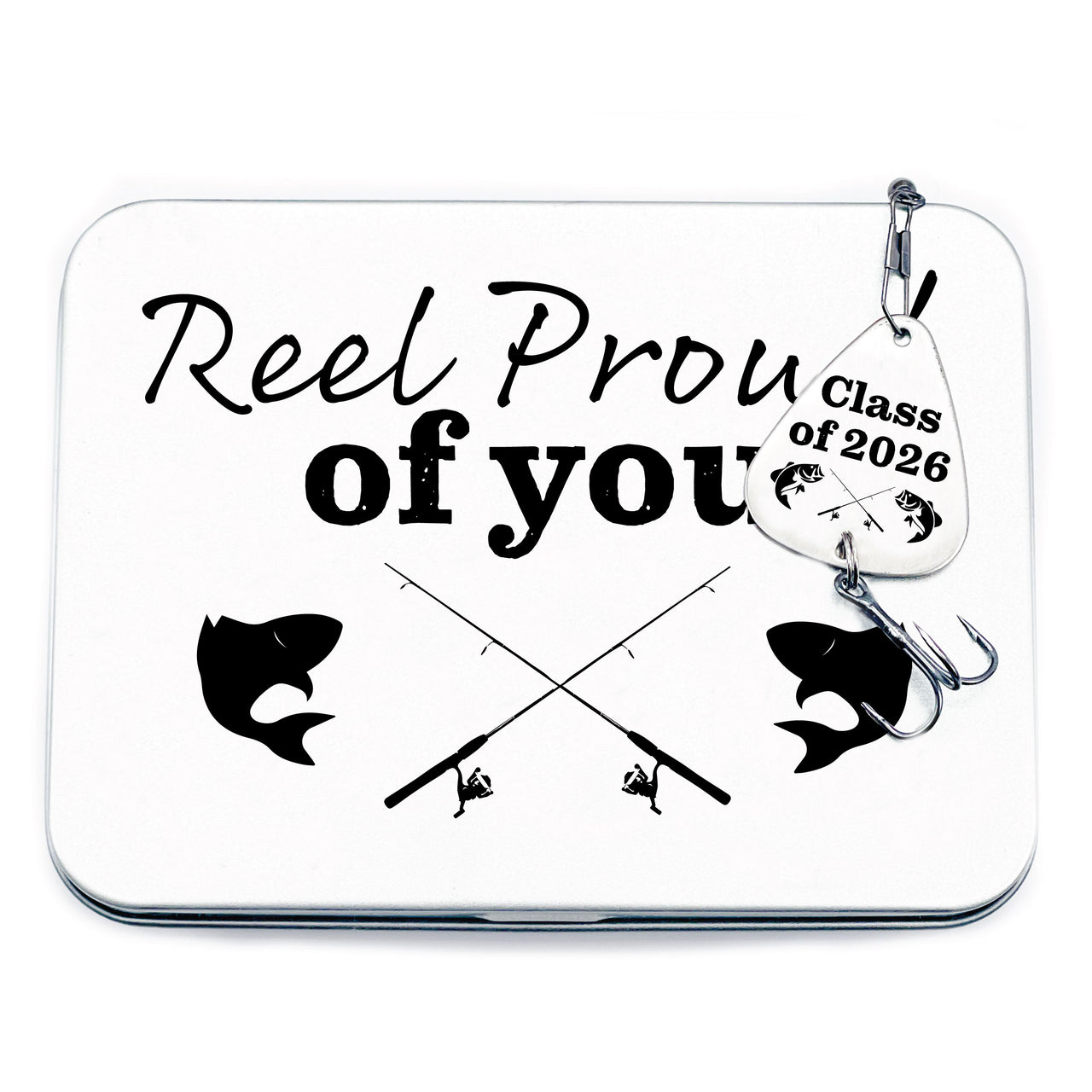 The Graduation Fishing Lure + Tin