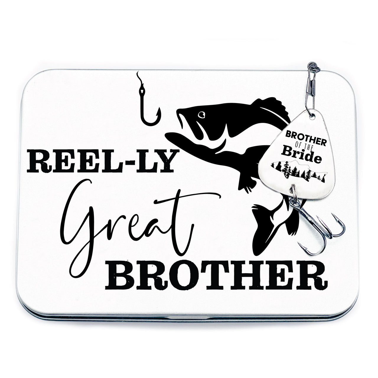 Brother of the Bride Fishing Lure + Tin