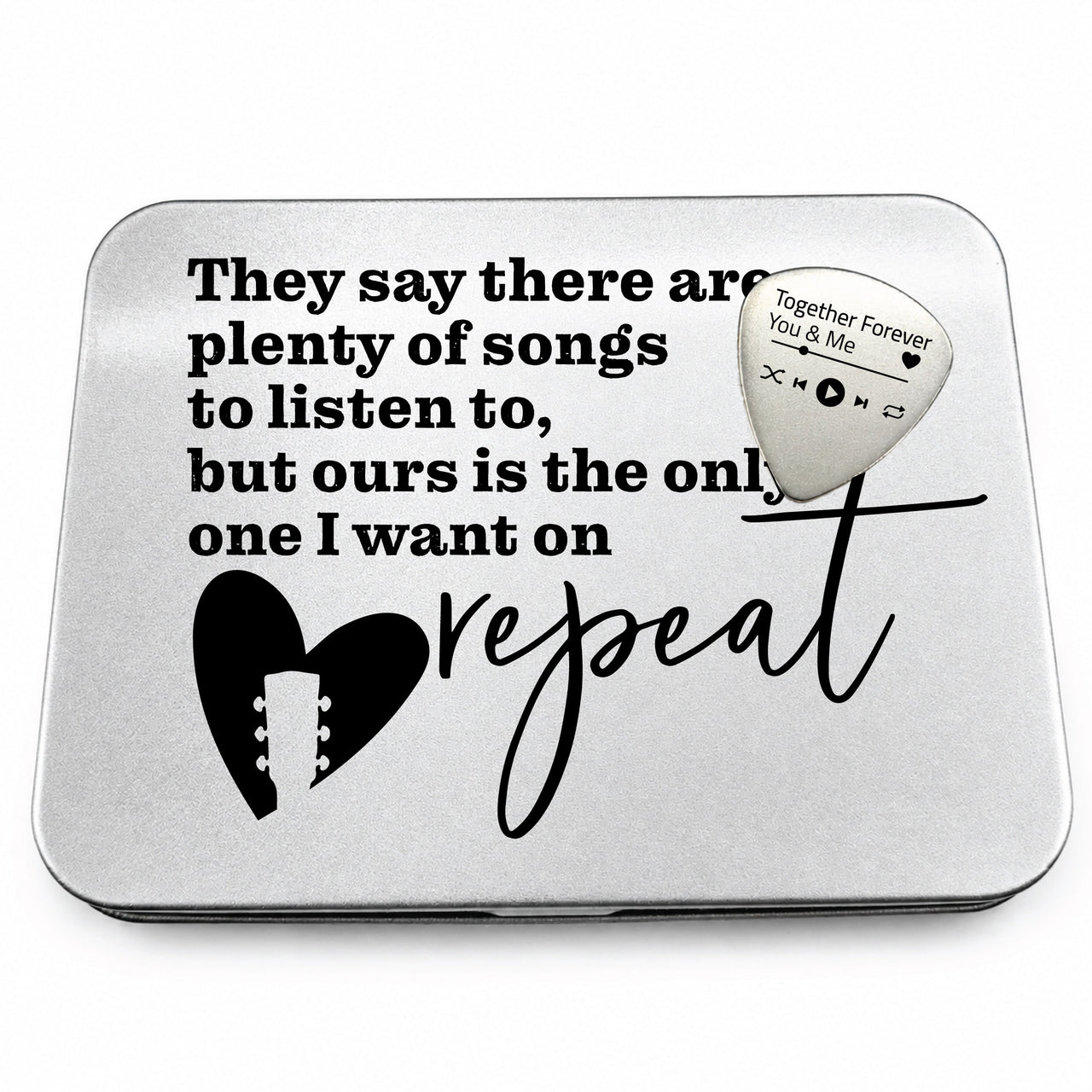 Our Favorite Song Guitar Pick + Tin