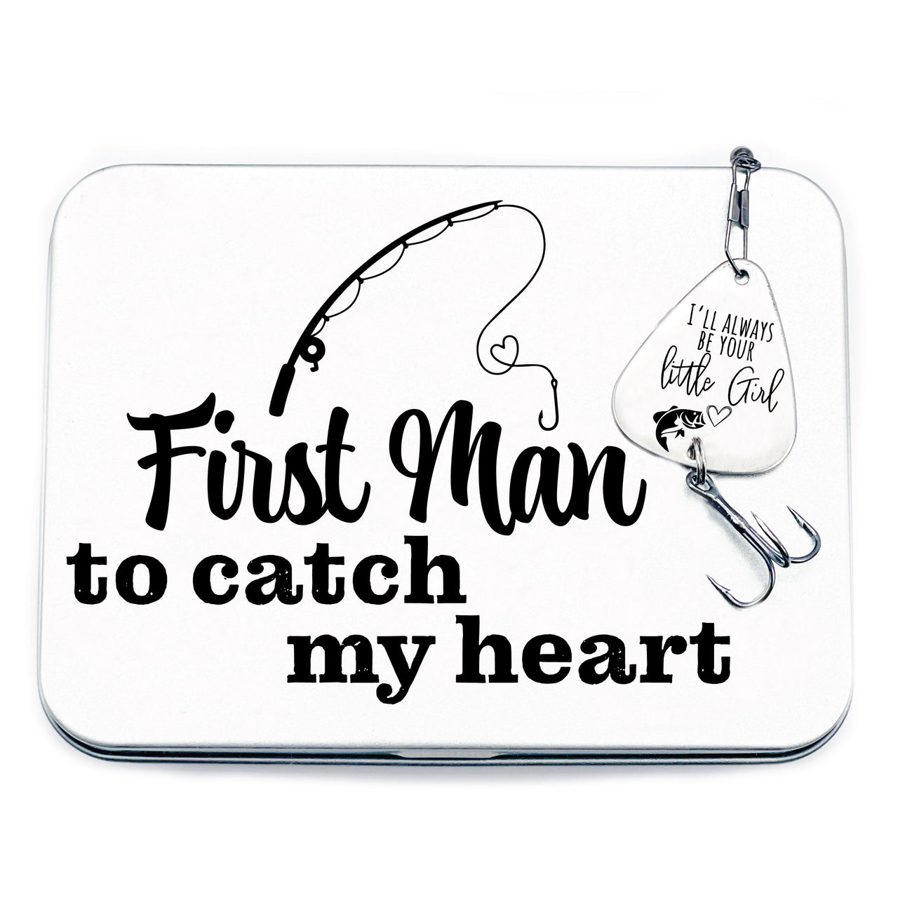 Daddy Fishing Lure + Tin
