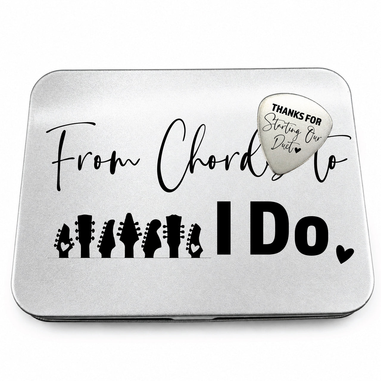 The Officiant Guitar Pick + Tin