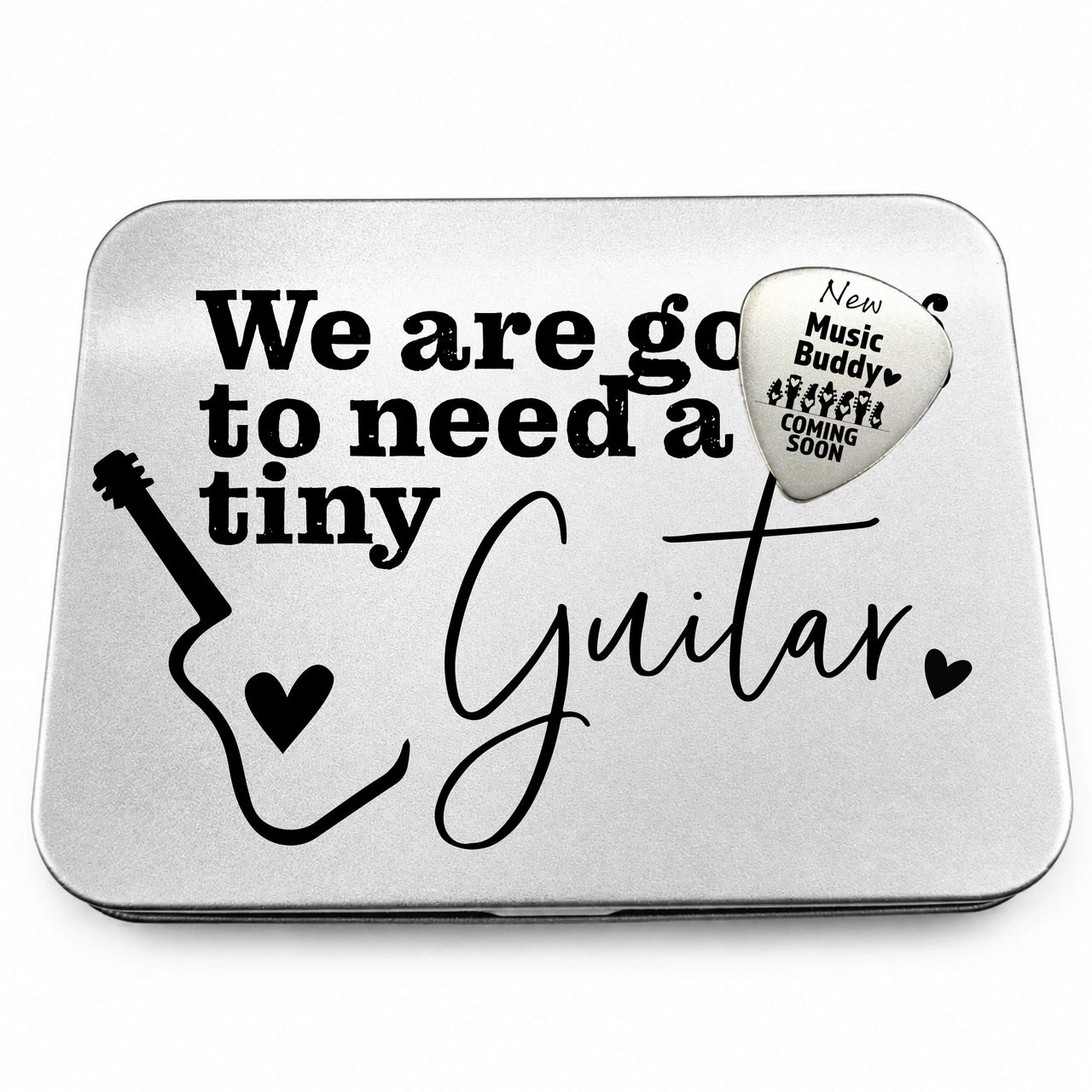 The Tiny Guitar Pick + Tin