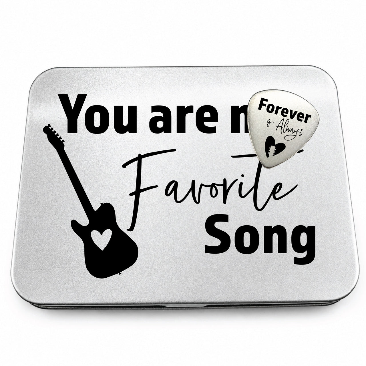 The Favorite Song Guitar Pick + Tin