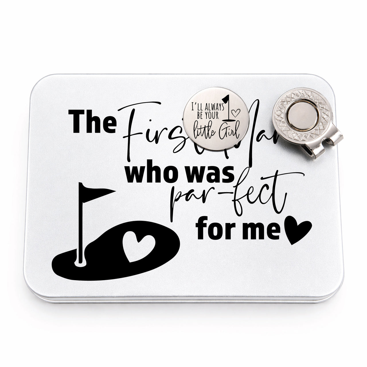 Forever Your Little Girl Golf Ball Marker + Tin
