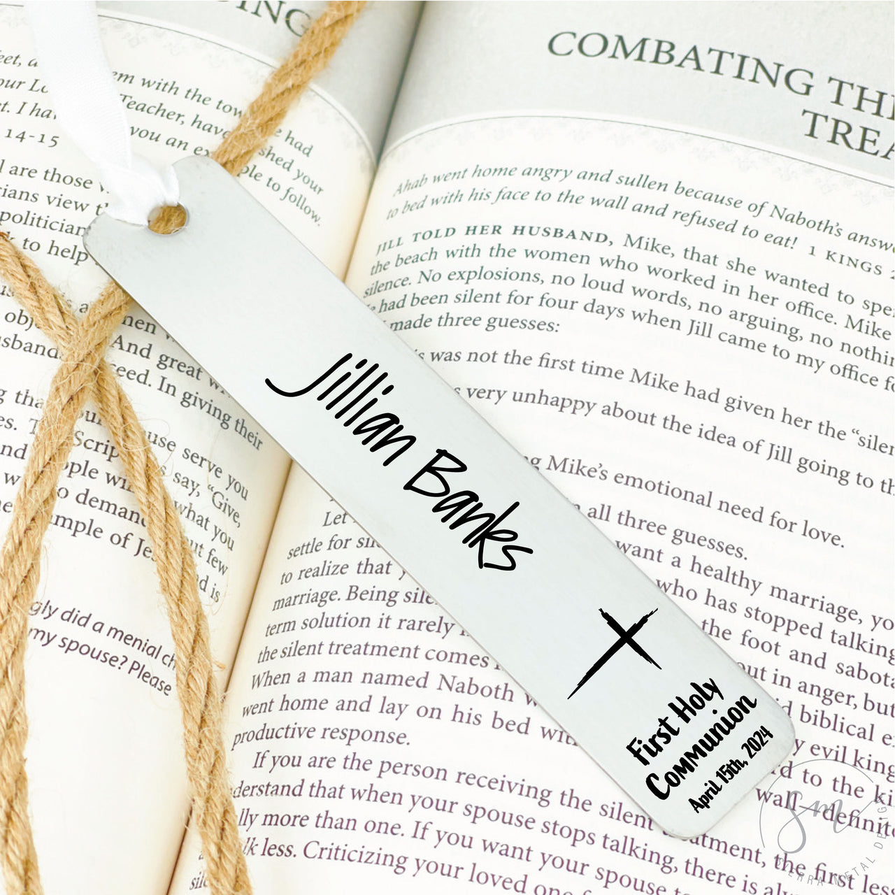First Communion Bookmark