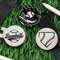 Thumbnail for Baseball Golf Ball Marker Set of 3