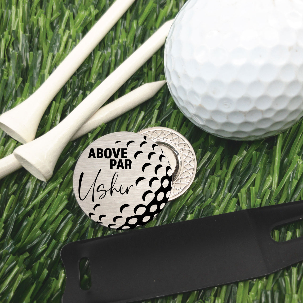 Usher Golf Ball Marker + Tin