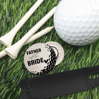Thumbnail for Father of the Bride Golf Ball Marker + Tin