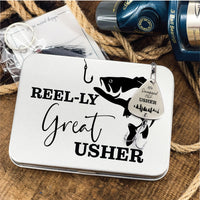 Thumbnail for Usher Fishing Lure + Tin