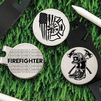 Thumbnail for Firefighter Golf Ball Marker Set of 3