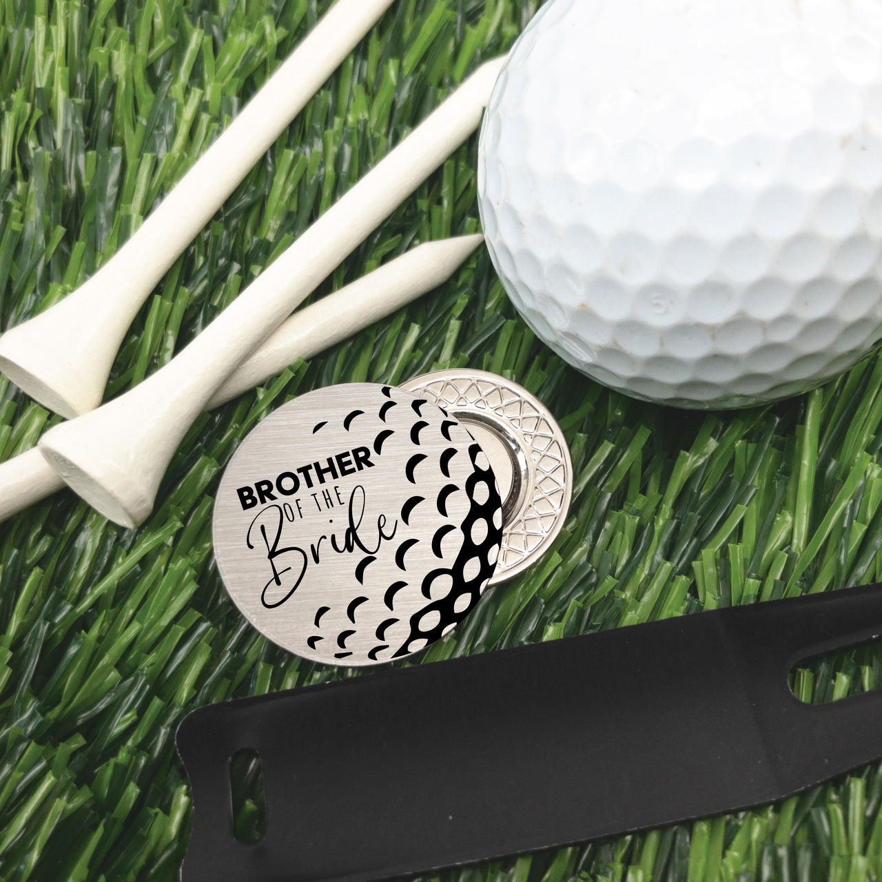 Brother of the Bride Golf Ball Marker + Tin