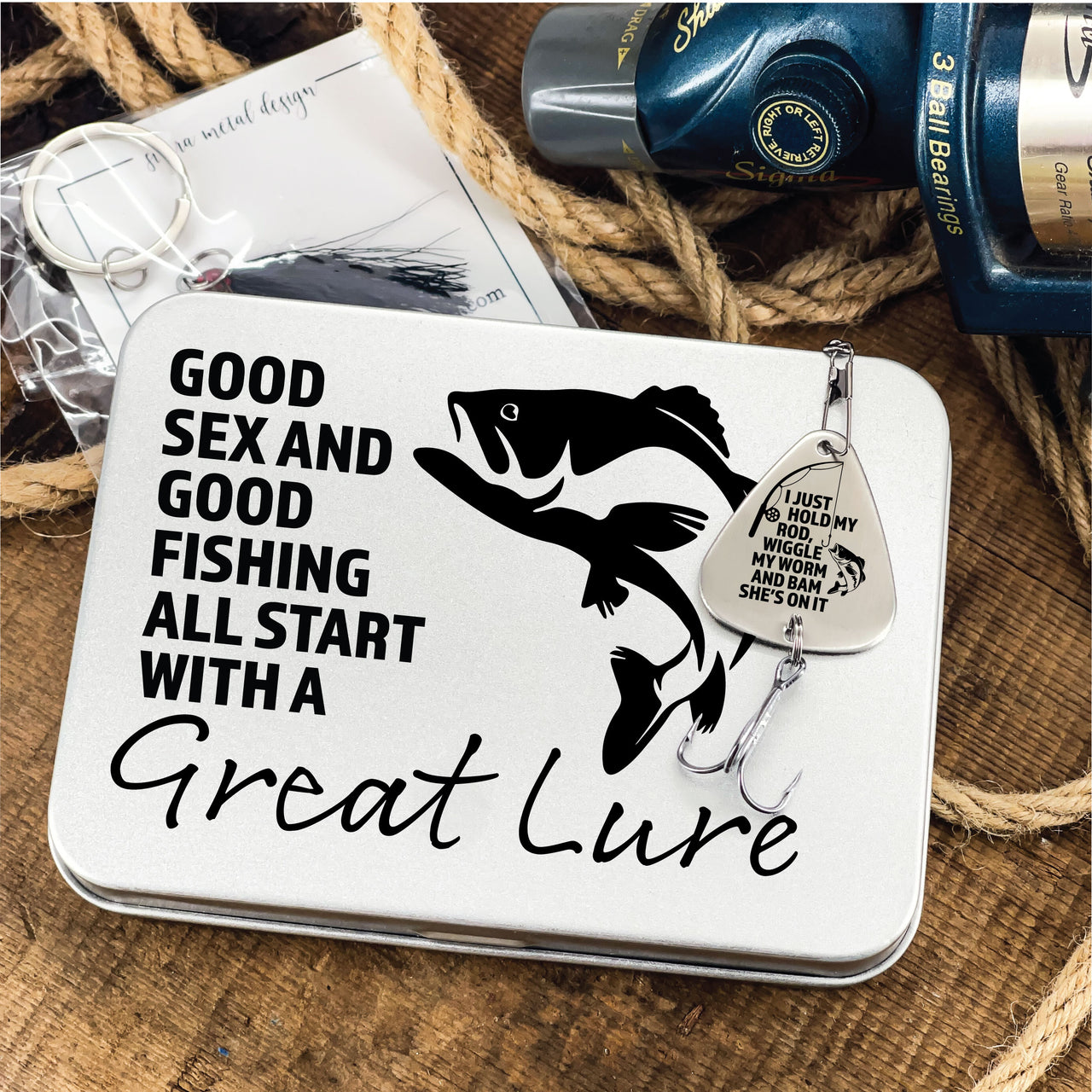 The Ketchikan Fishing Lure + Tin