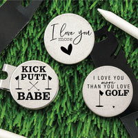 Thumbnail for “I Move You More” Golf Ball Marker Set of 3