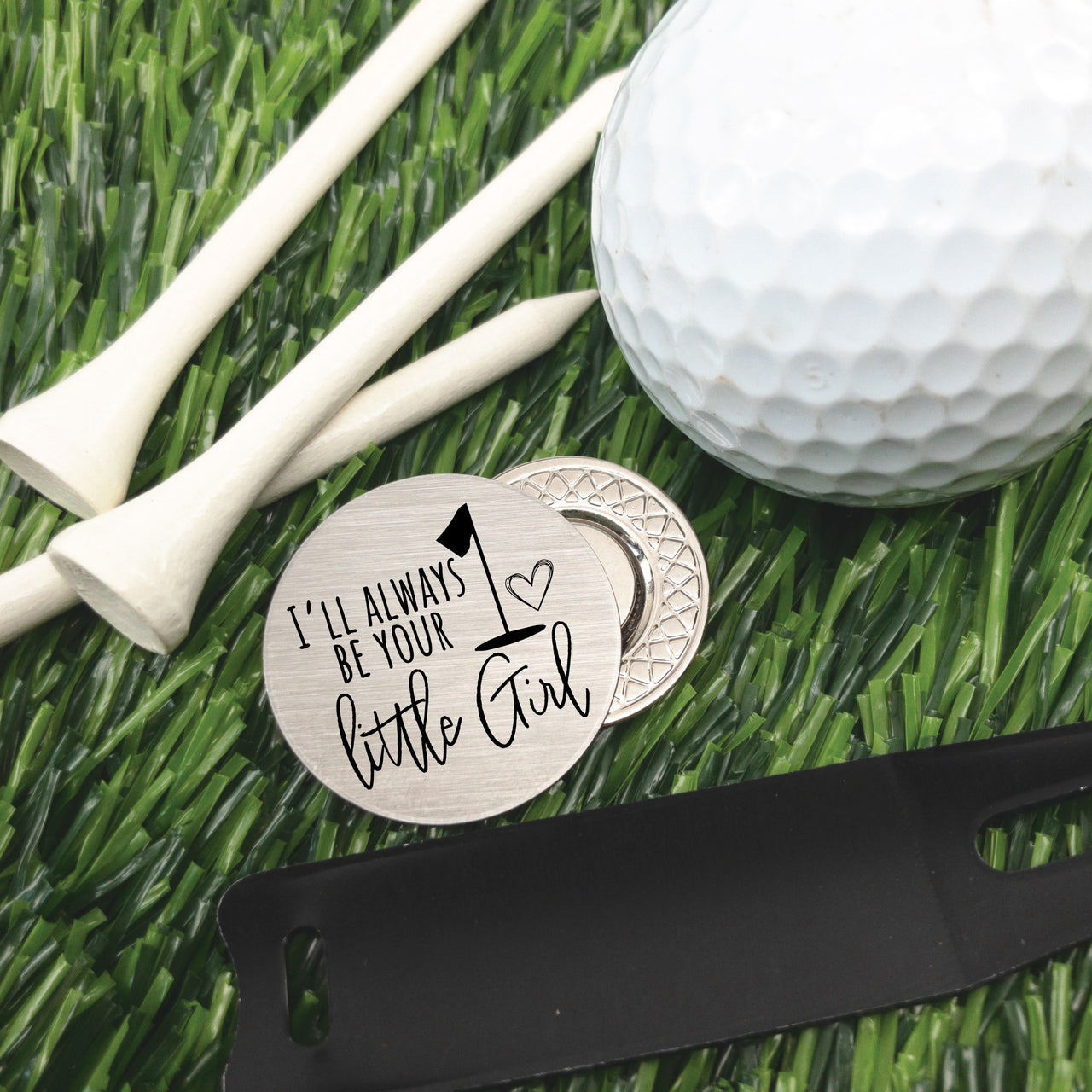 Forever Your Little Girl Golf Ball Marker + Tin