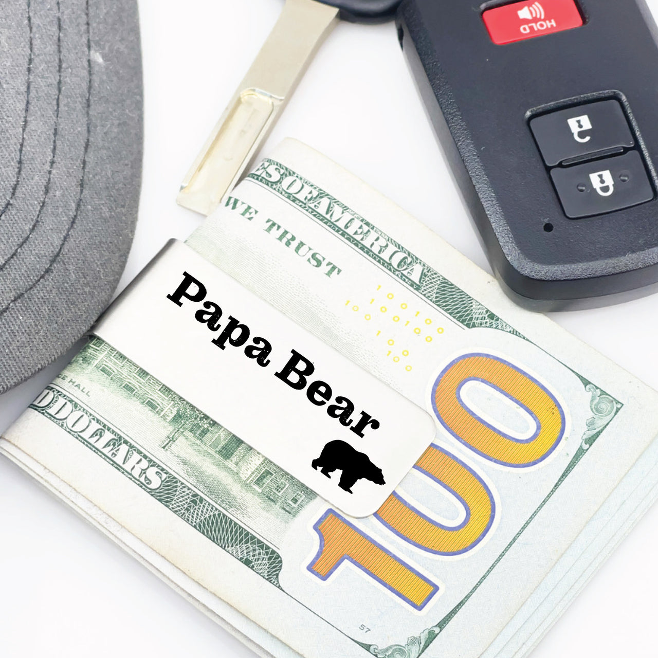 Papa Bear Money Clip