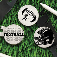 Thumbnail for Football Golf Ball Marker Set of 3