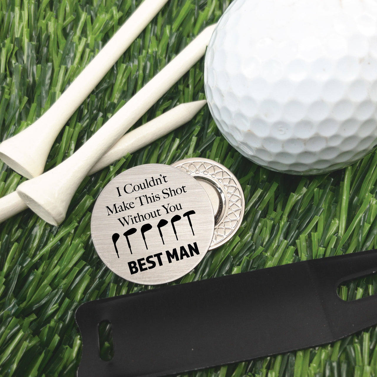The Best Man Golf Ball Marker + Tin