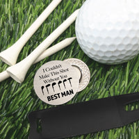 Thumbnail for The Best Man Golf Ball Marker + Tin