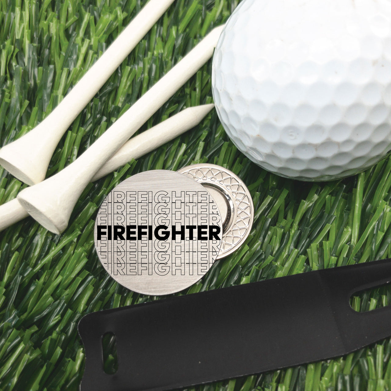 Fireman Golf Ball Marker + Tin