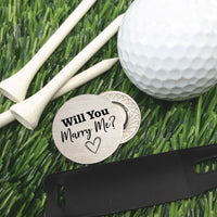 Thumbnail for Marry Me Golf Ball Marker + Tin