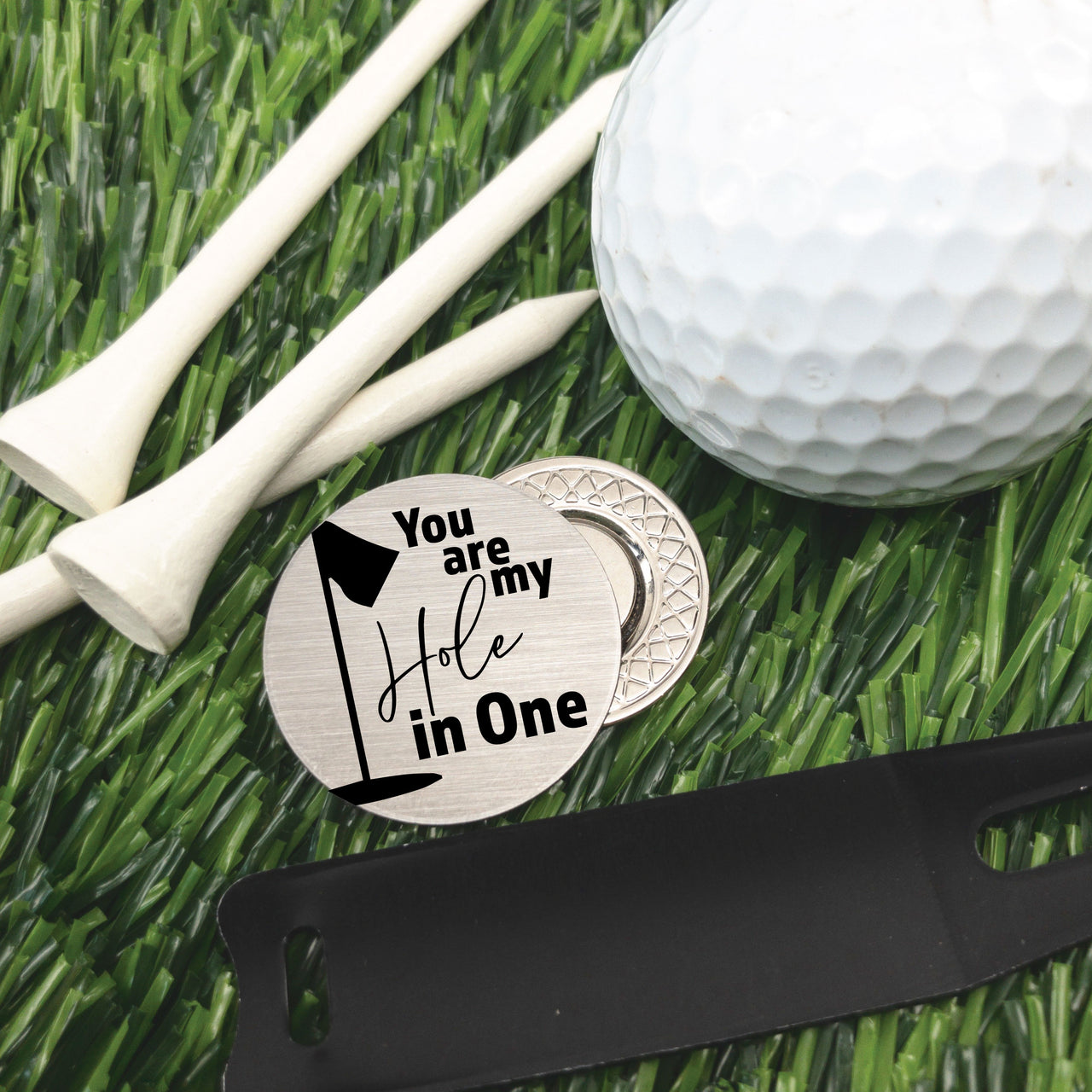 Fore-ever & Always Golf Ball Marker + Tin