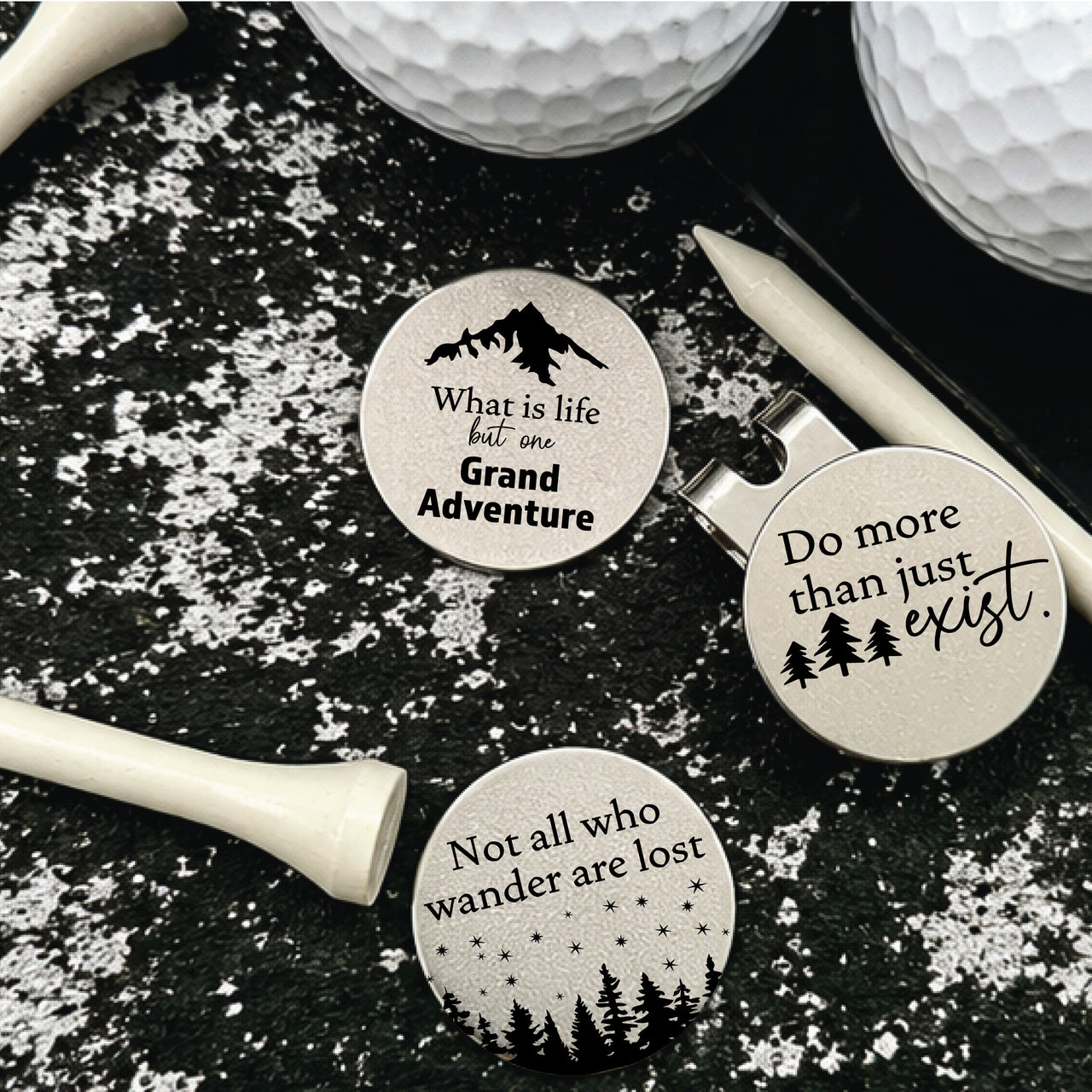 Adventure Golf Ball Marker Set of 3