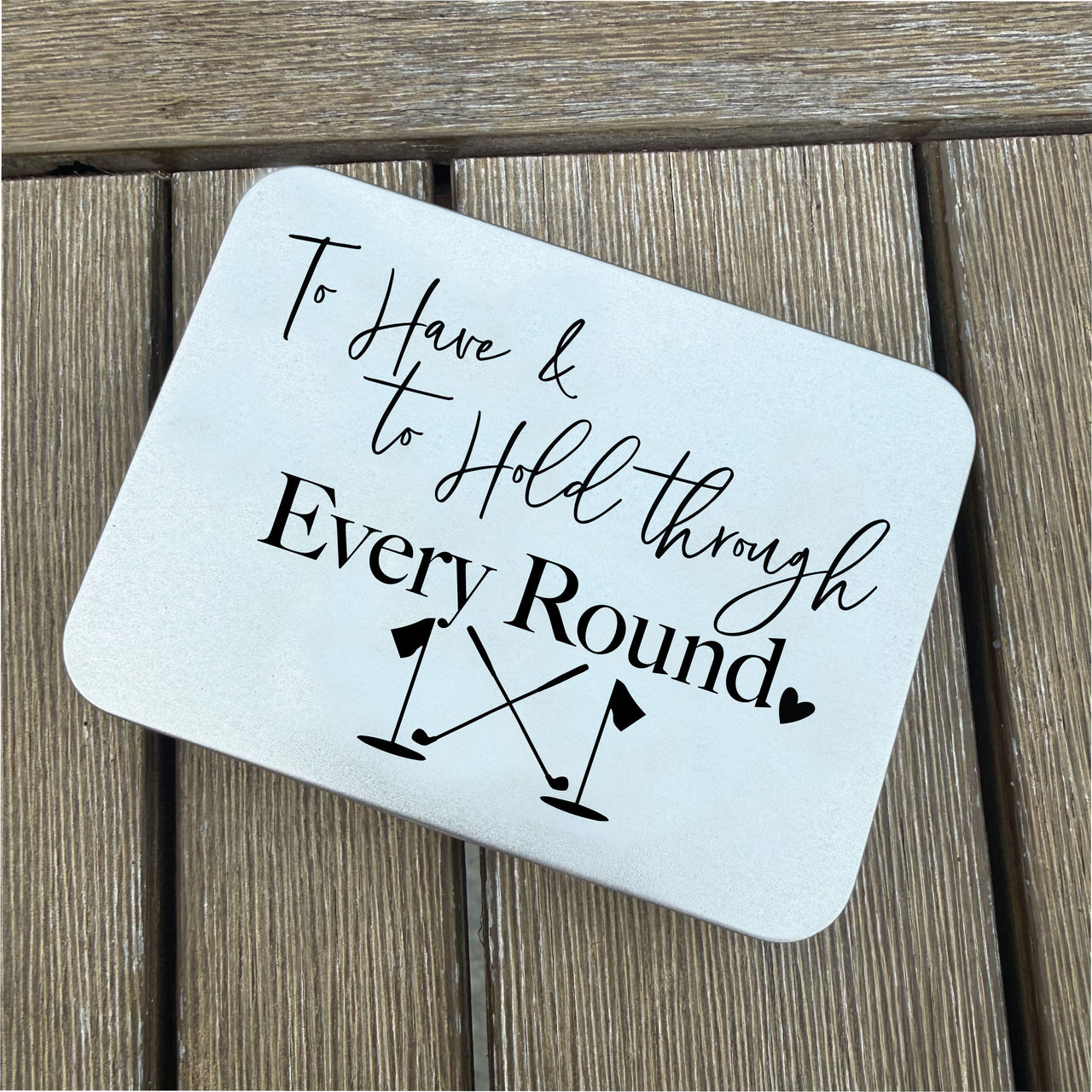 The Groom Golf Ball Marker + Tin