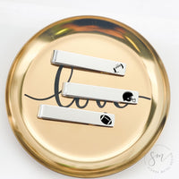 Thumbnail for Football Tie Clip Set of 3