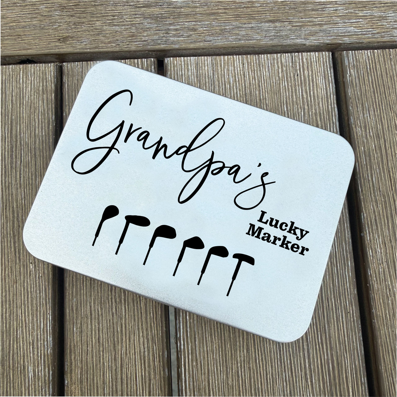 Killeen Grandpa Golf Ball Marker + Tin