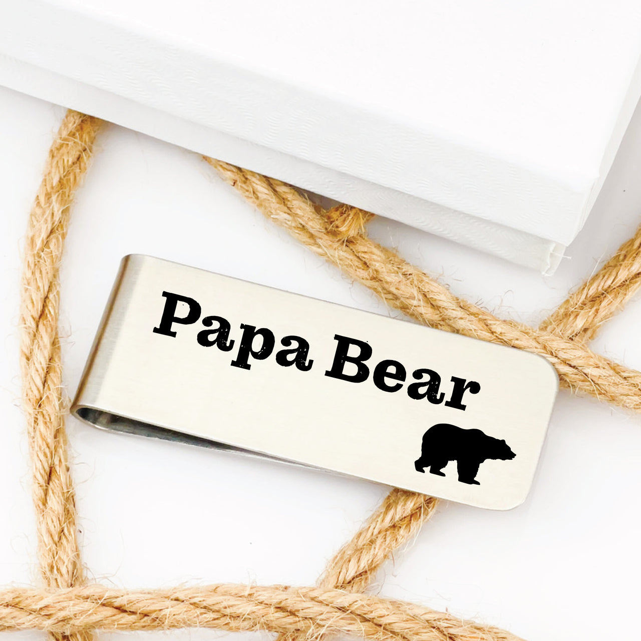 Papa Bear Money Clip