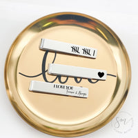 Thumbnail for 11th Anniversary Tie Clip Set of 3