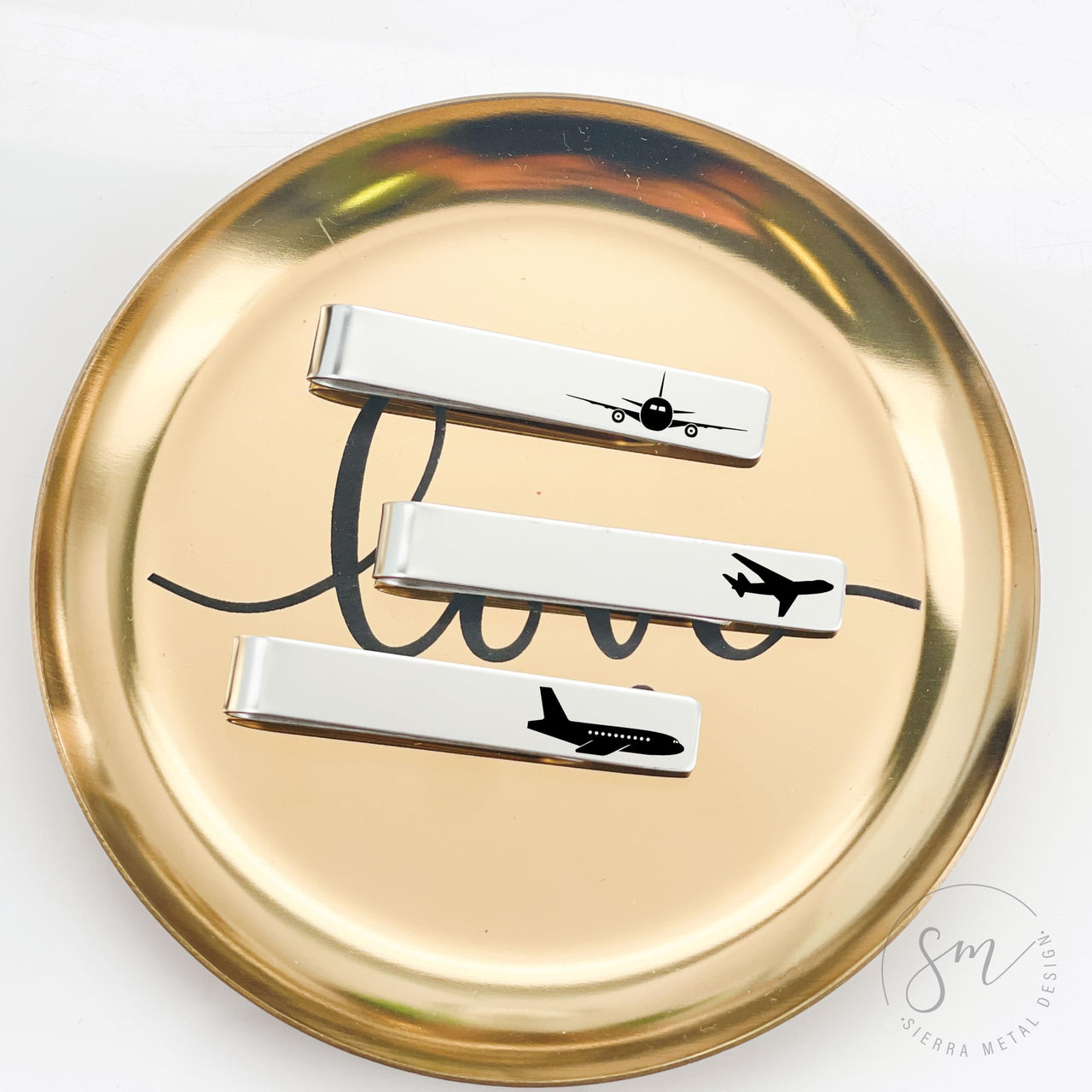 Commercial Pilot Tie Clip Set of 3
