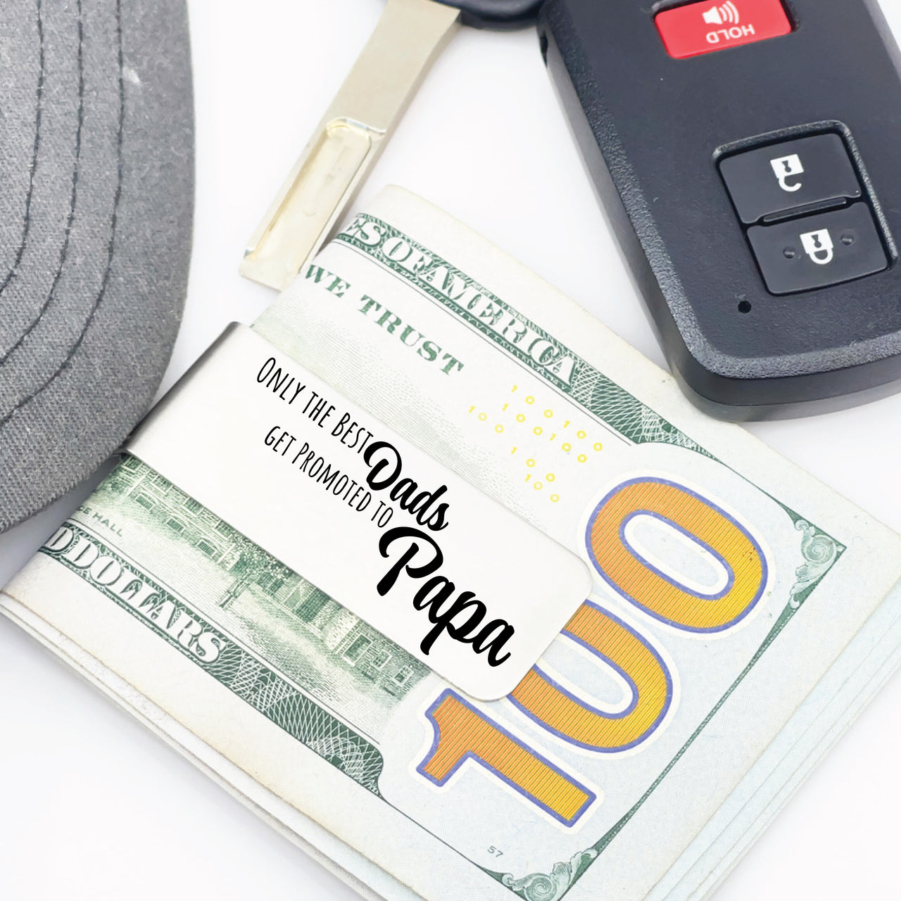 Promoted to Papa Money Clip