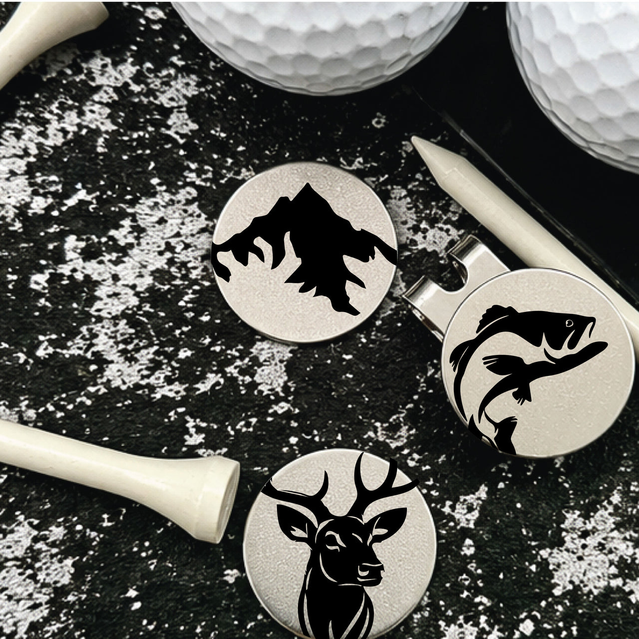 Sportsman Golf Ball Marker Set of 3