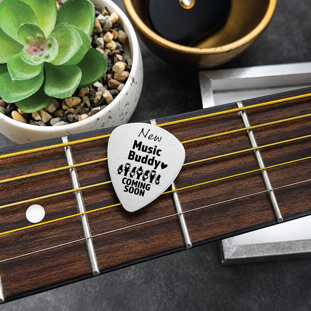 The Tiny Guitar Pick + Tin