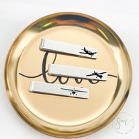 Thumbnail for Aviation Tie Clip Set of 3