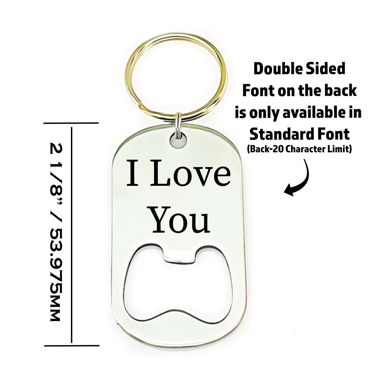Thank You For Walking Me Down The Aisle Bottle Opener Keychain