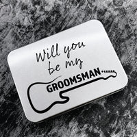 Thumbnail for The Groomsman Guitar Pick + Tin