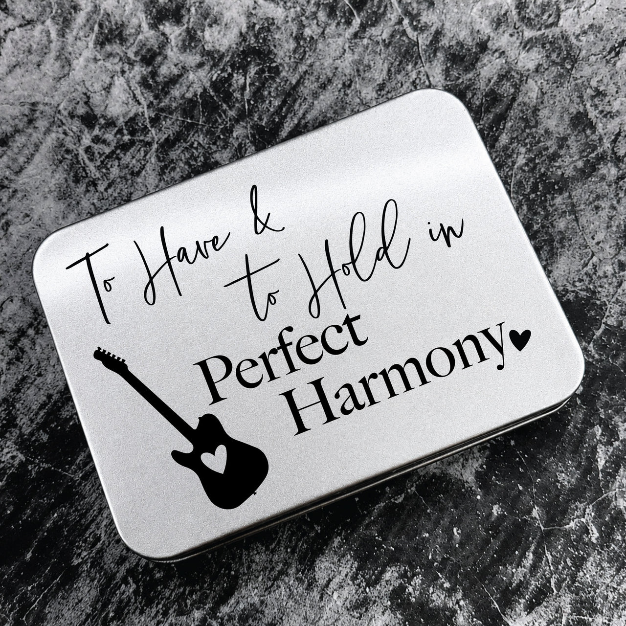 The Harmony Guitar Pick + Tin