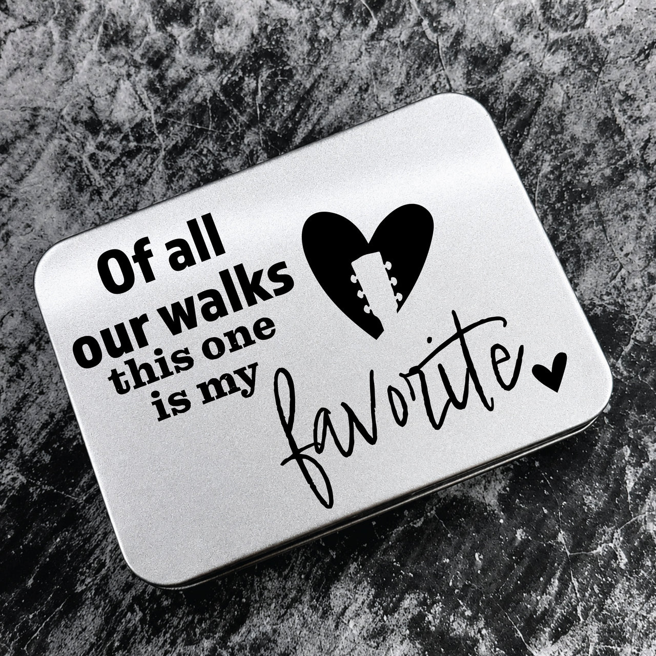 The Favorite Walks Guitar Pick + Tin