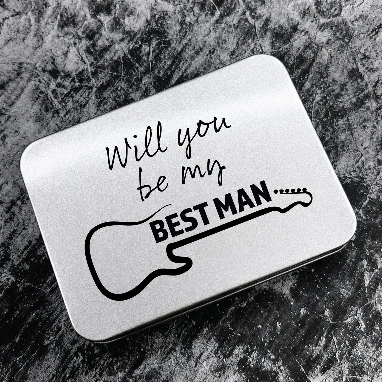 The Best Man Guitar Pick + Tin