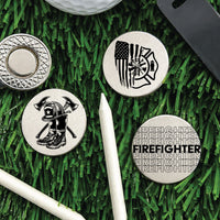 Thumbnail for Firefighter Golf Ball Marker Set of 3