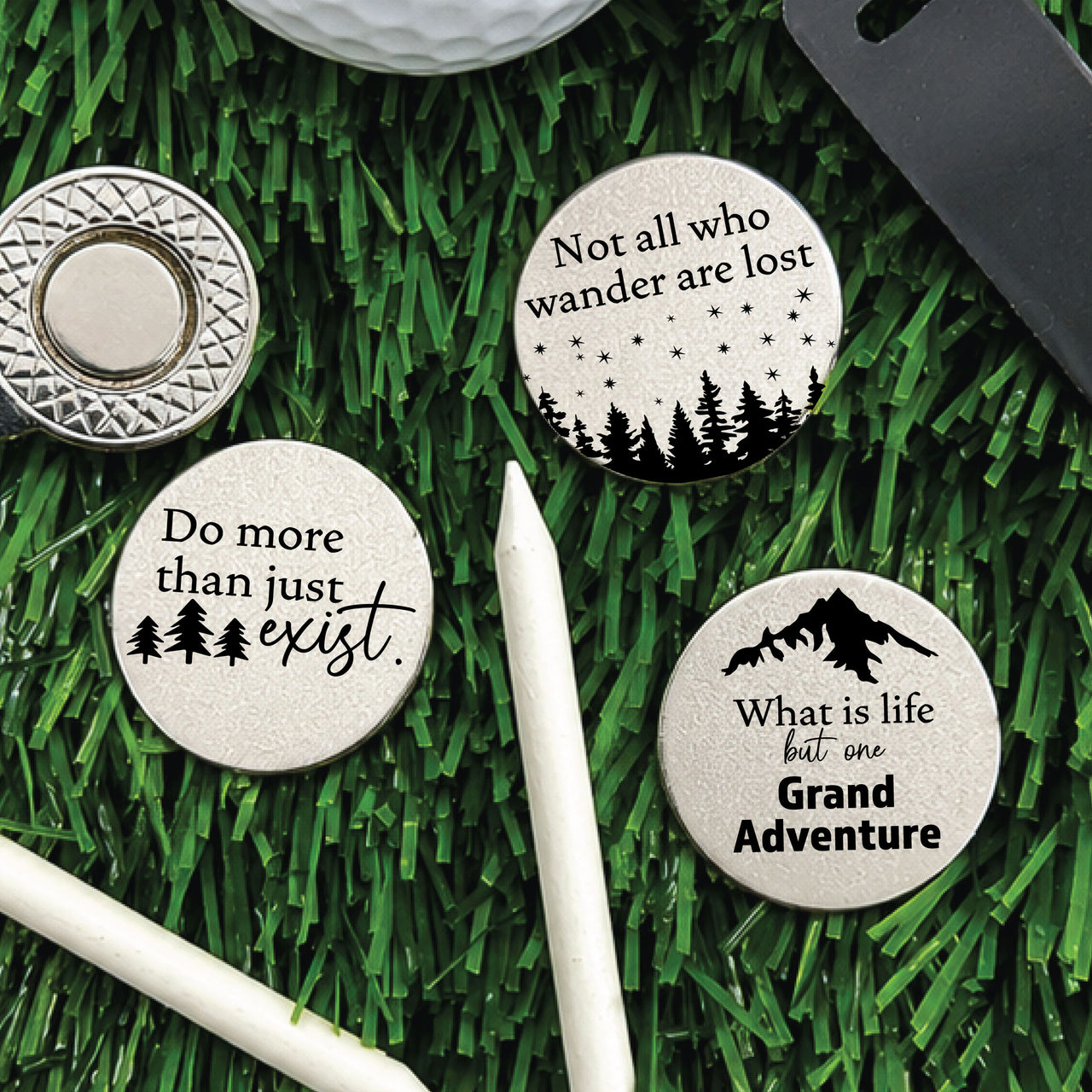 Adventure Golf Ball Marker Set of 3