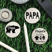 Thumbnail for Papa Golf Ball Marker Set of 3