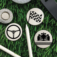 Thumbnail for Racing Golf Ball Marker Set of 3