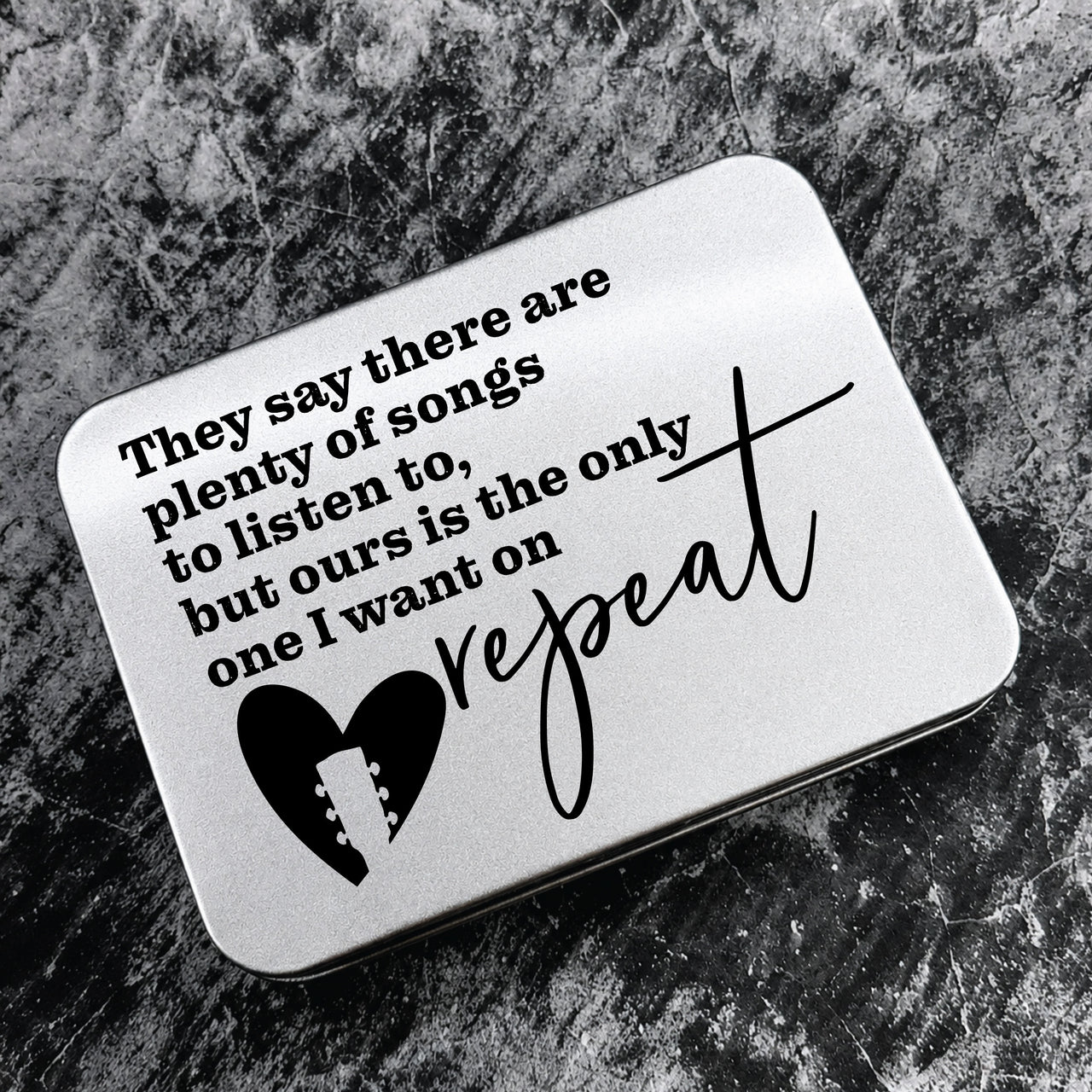 Our Favorite Song Guitar Pick + Tin