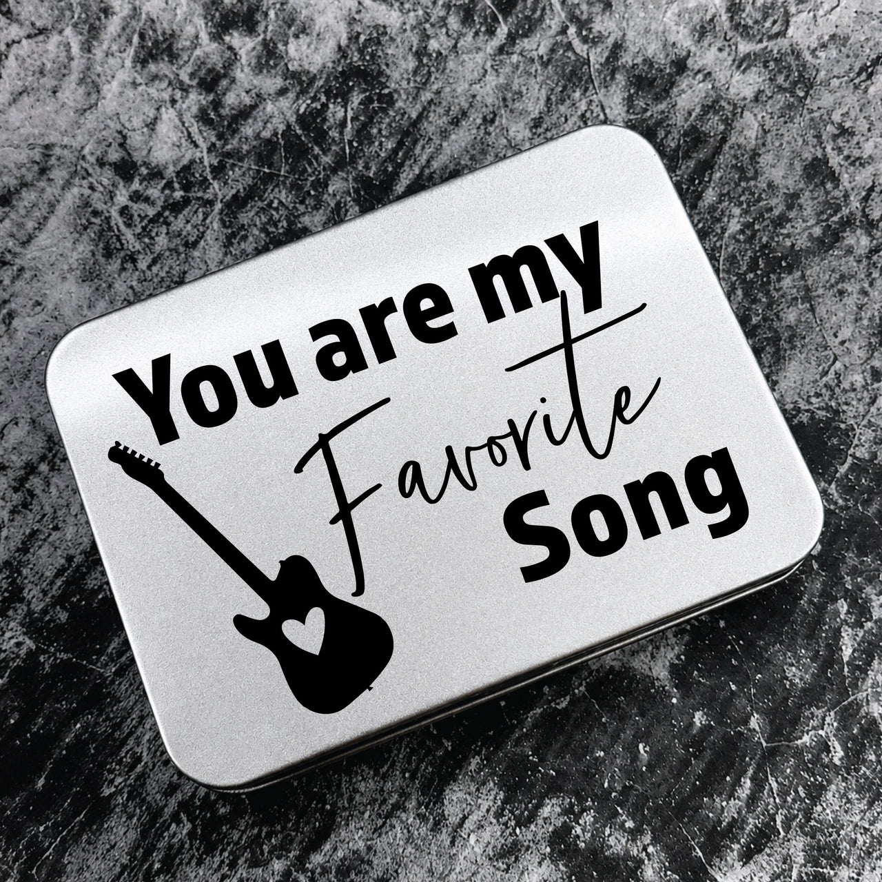 The Favorite Song Guitar Pick + Tin