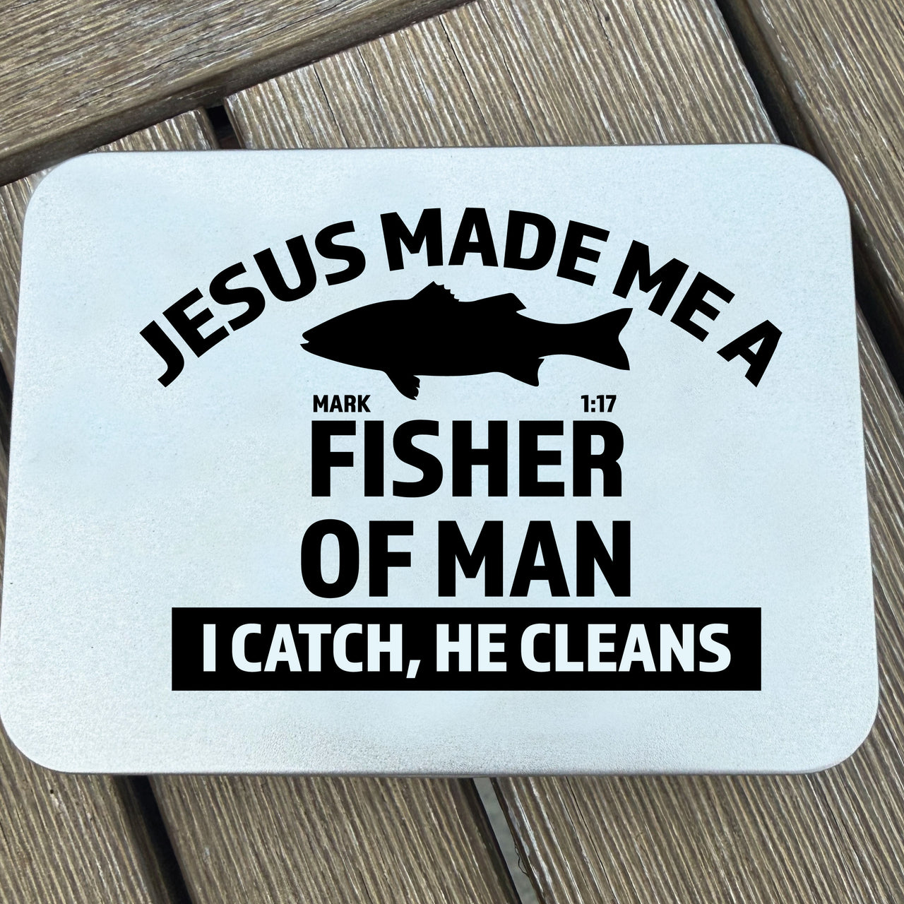 The Faith & Fishing Lure + Tin