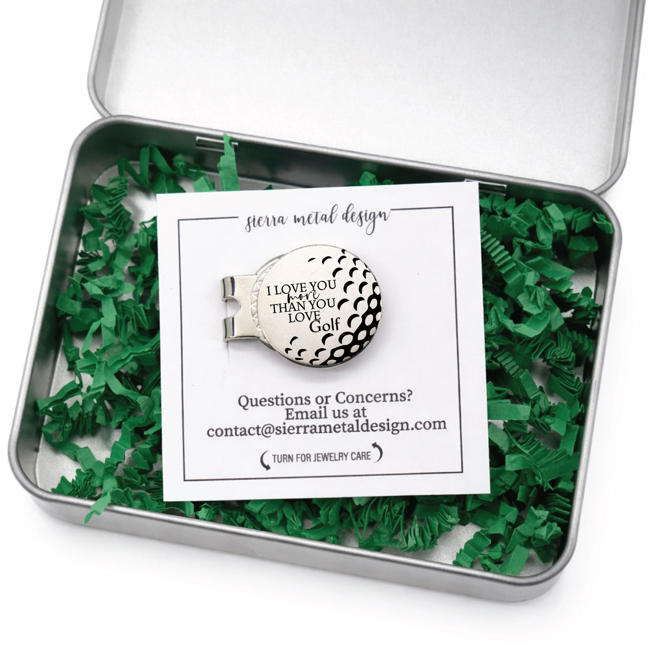 The Fairway Golf Ball Marker + Tin