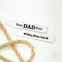 Thumbnail for Best Dad Ever Collar Stays